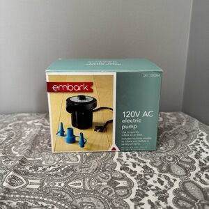 Embark Black 120V AC Electric Pump